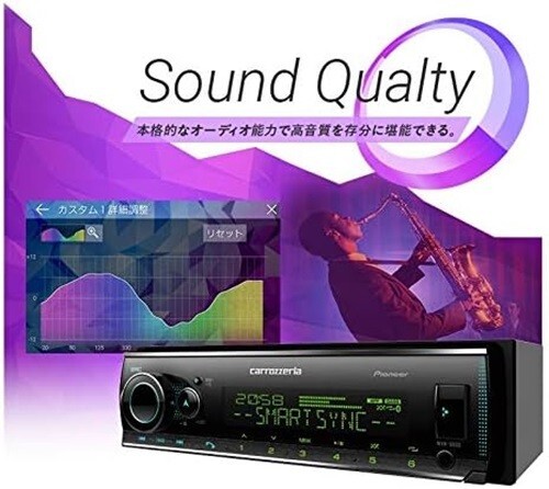 Pioneer Carrozzeria MVH-6600 1DIN USB/Bluetooth Car Audio NEW F/S