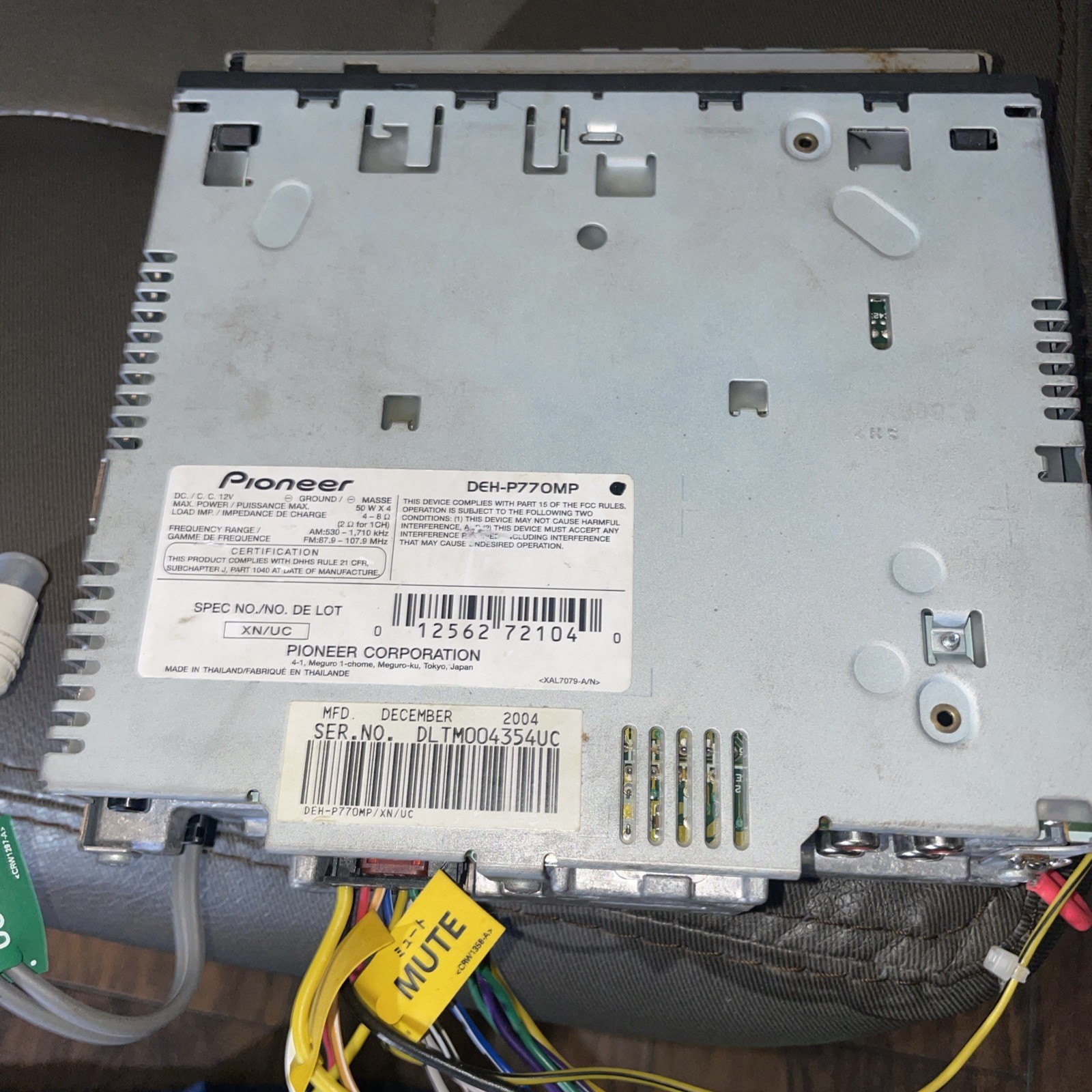 RARE PIONEER DEH-P770MP CD PLAYER