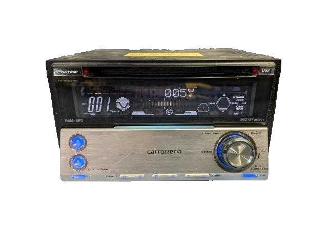 JDM Carrozzeria FH-P077MD CD MD Player 2-DIN OEL Display Tested SZ313-2F Pioneer