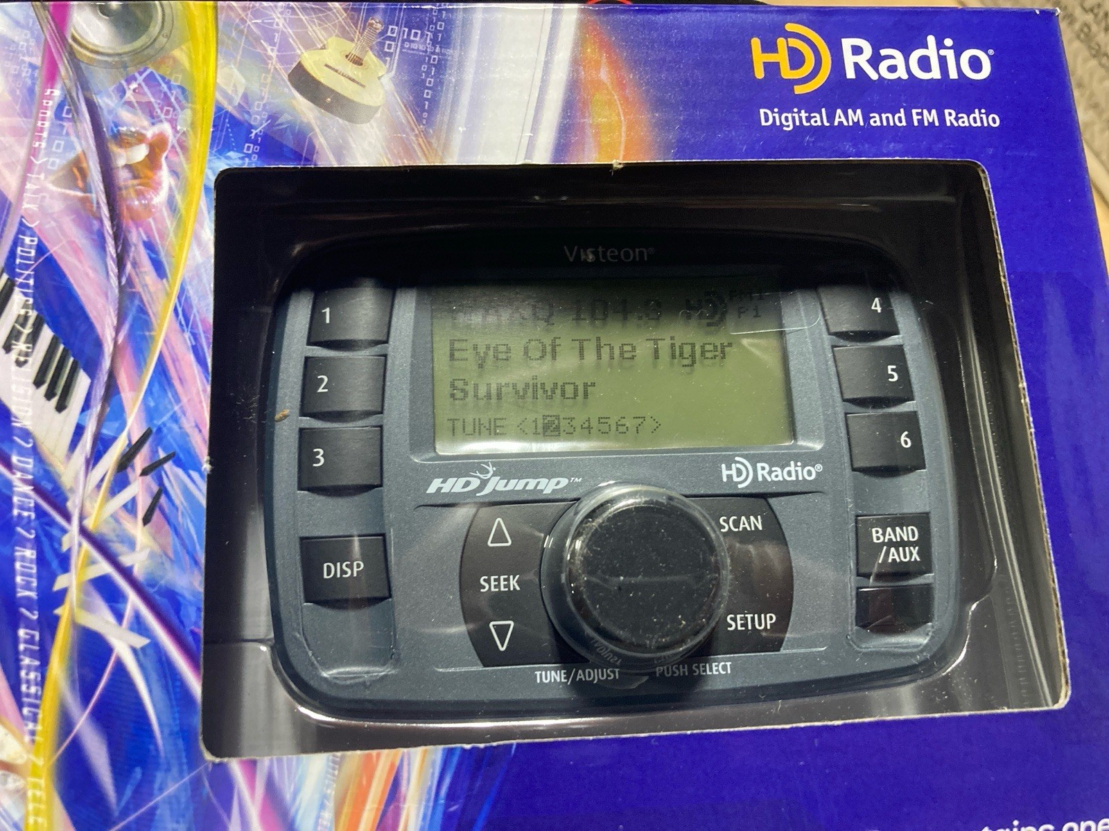 VISTEON HD RADIO HD JUMP RECIEVER AND CRADLE CAR KIT free Shipping
