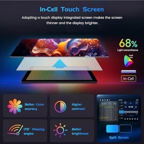 Radio for Mitsubishi Outlander 2007-2013 Android 15 CarPlay Car Stereo 4+64G