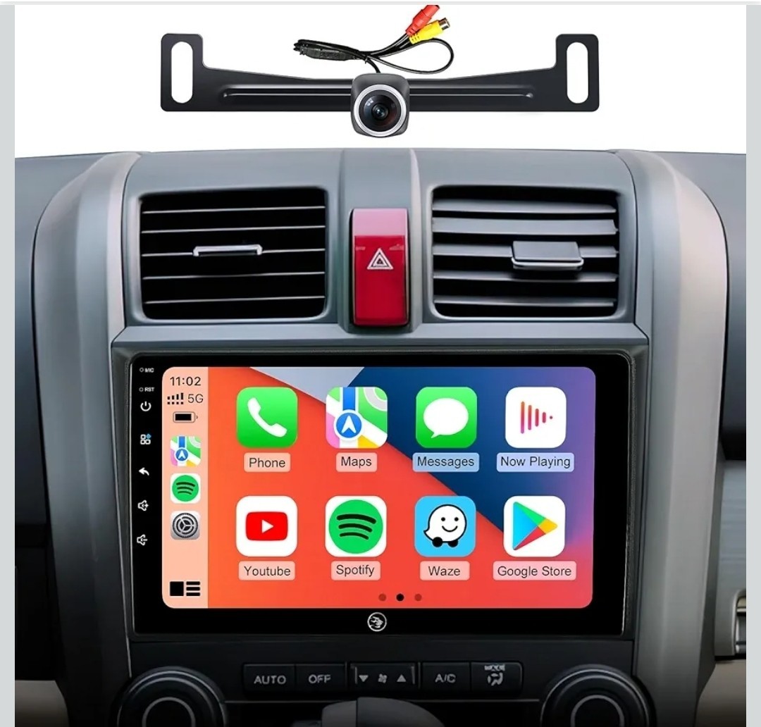 9 Inch Car Radio Stereo for Honda CR-V 2006-2011 Wireless CarPlay Android Auto 5