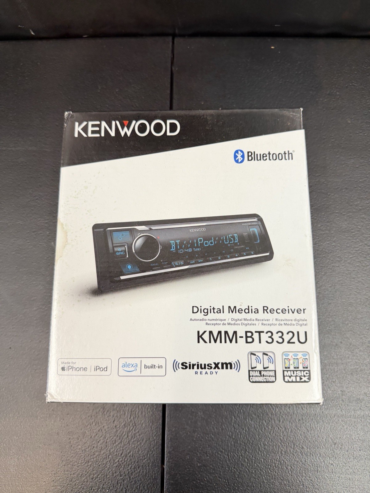 Kenwood KMM-BT332U Digital Media Receiver – Brand New Never Used