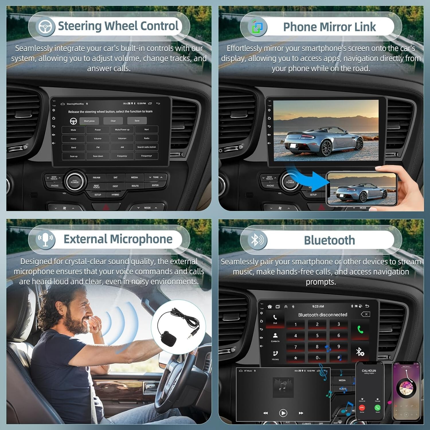 64GB For 2011-2013 Kia Optima Apple Carplay Android 13 Car Radio GPS Wifi Navi