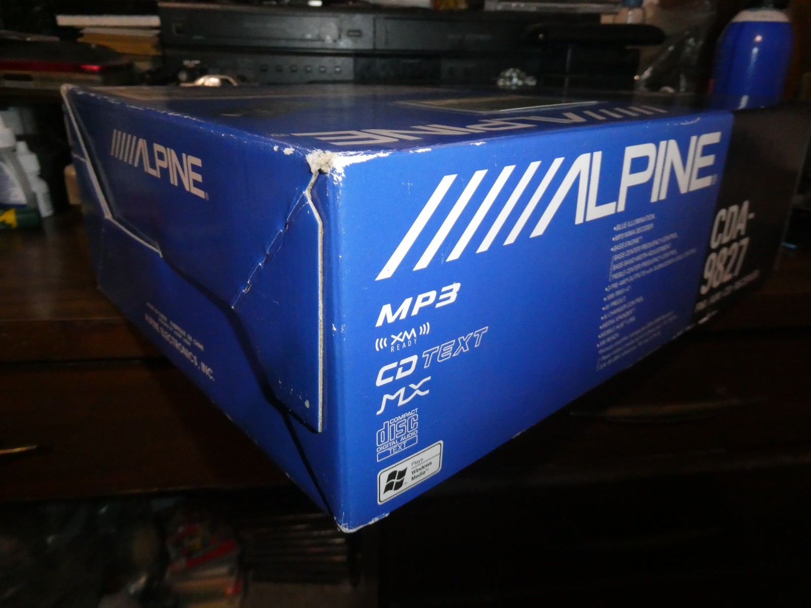 Alpine CDA-9827 CD Player In Dash Receiver ORIGINAL BOX ONLY
