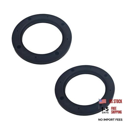 2Pcs Universal Fit ABS Car Stereo Speaker Spacers – Black Plastic – 4 Inch