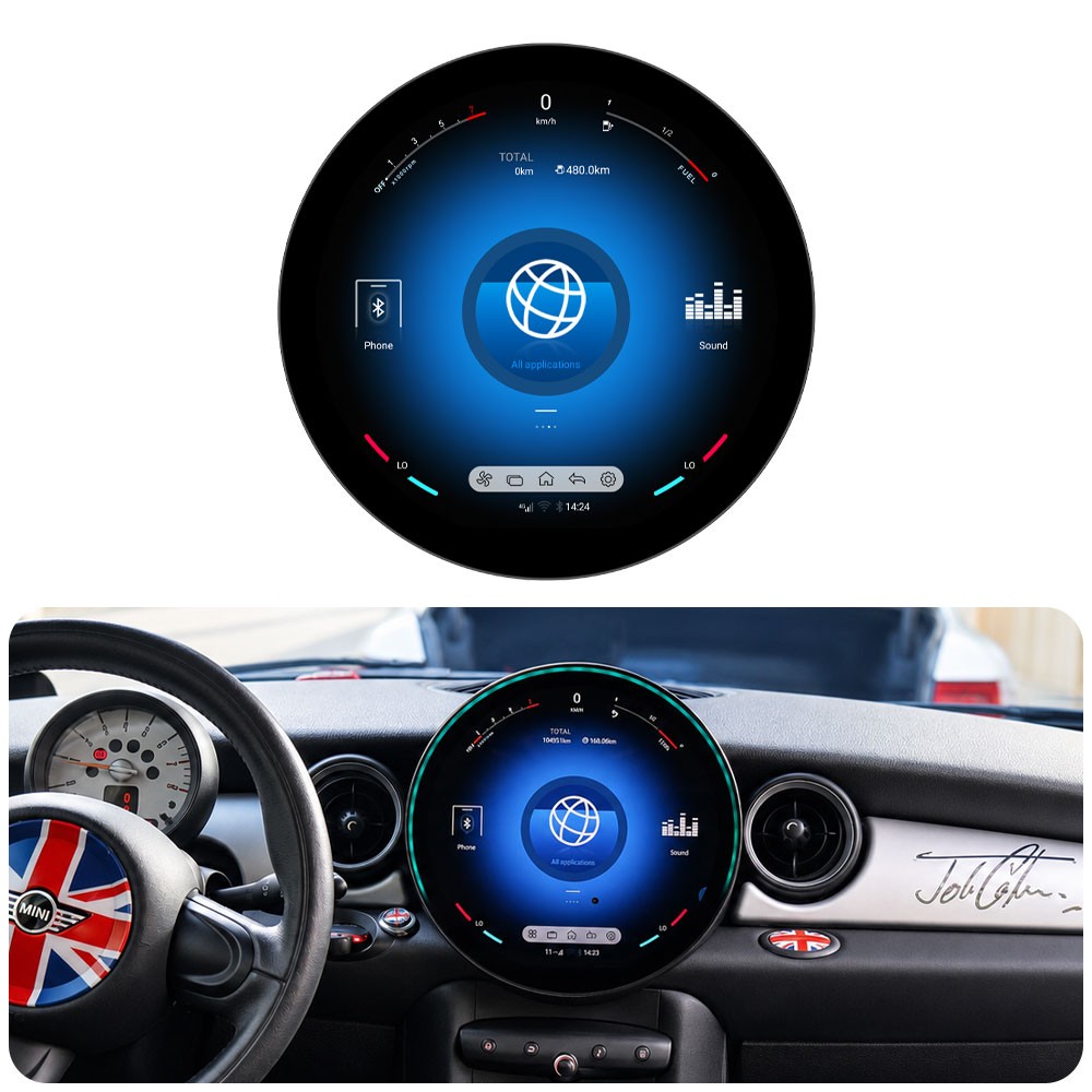 Android For BMW Mini Cooper R56 R60 2007-2014 Car Multimedia Video Player 11.8″