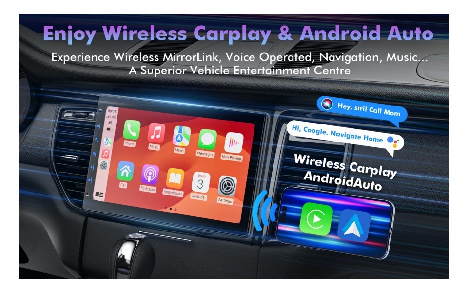 Perloyal All-in-One 10″ Touch Screen Car Radio Receiver Double Din # PERCP101IA