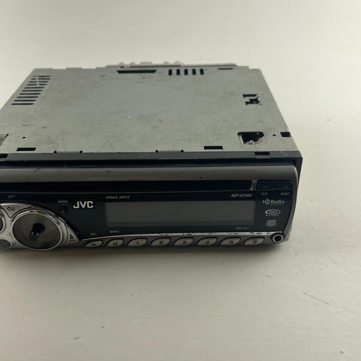 JVC KD-G340 Car Stereo CD Receiver Black LCD Screen Bluetooth MP3/WMA Single DIN
