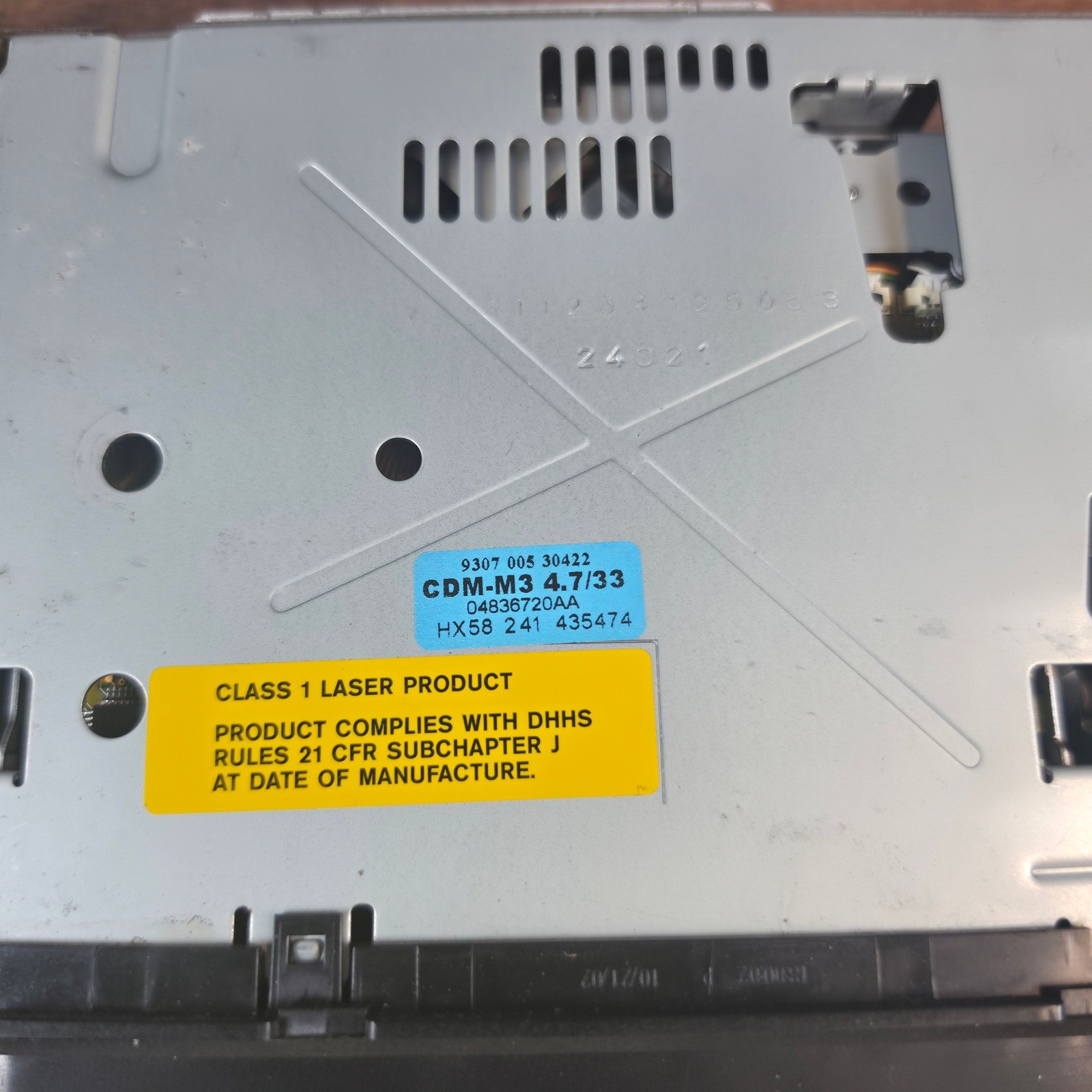 Chrysler RBK CD Radio Player P05064354AI Black Good OEM Factory Head Unit