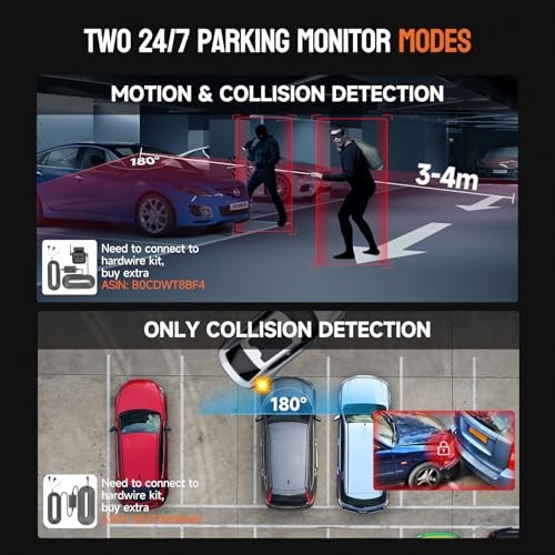 Neideso N700 360° 4-Channel Dash Cam: Front/Rear/Inside 3K+3*1080P, 5GHz WiFi GP