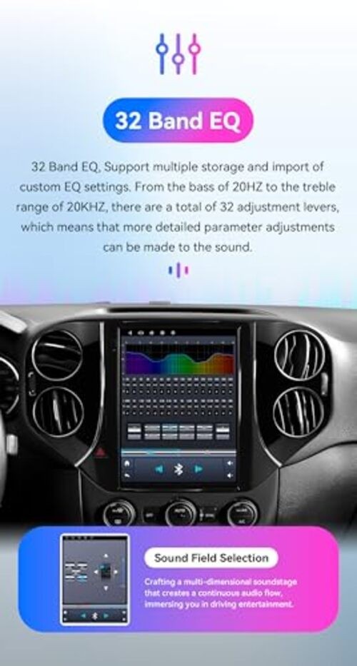 Android 14 Car Stereo for VW Tiguan 1NF (2007-2016), 8Core 4G+64G GPS