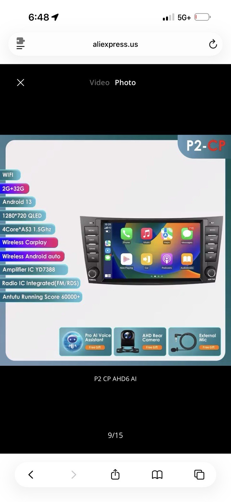 Android 12 Car Stereo Radio for Mercedes-Benz