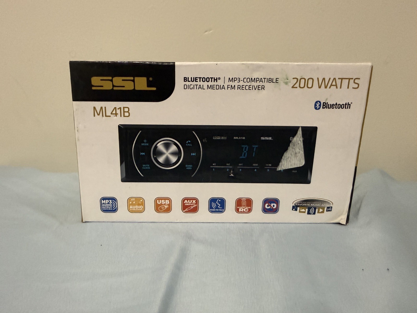 SSL Ml41B BLUETOOH MP3-COMPATIBLE DIGITAL MEDIA FM RECEIVER 200WATTS