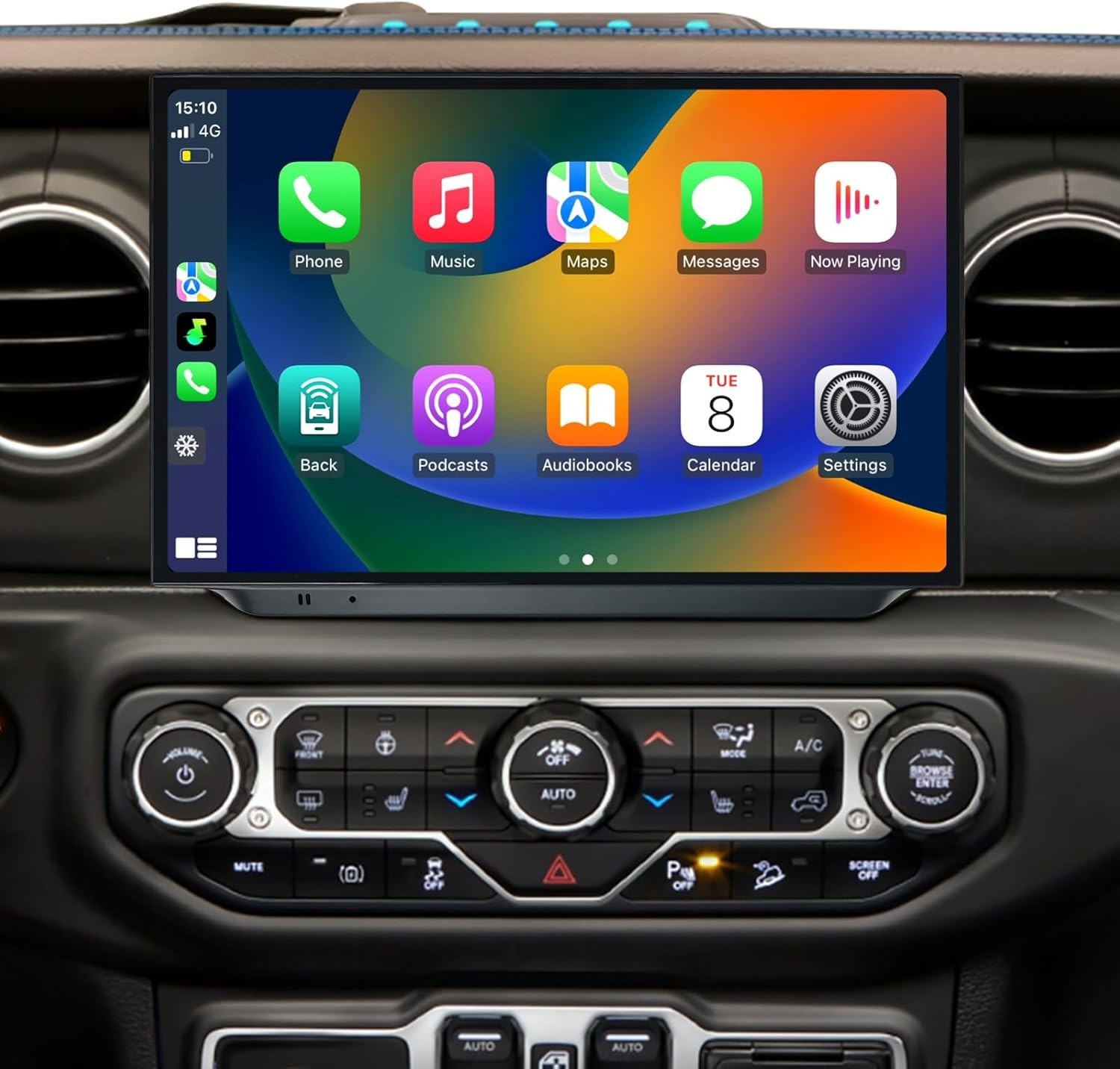For Jeep Wrangler JL Gladiator Android Car Radio Stereo AHD GPS Navigation WiFi