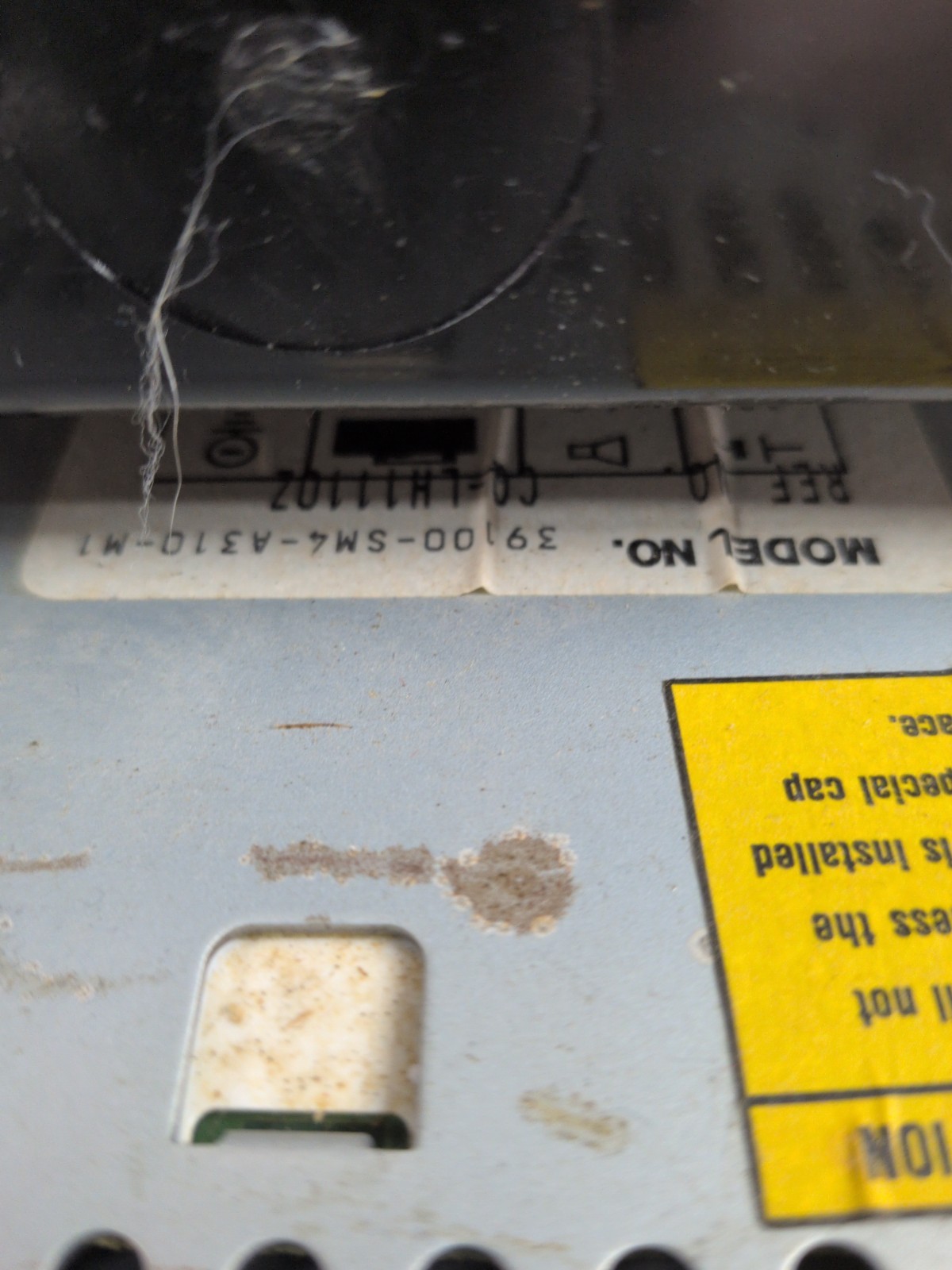 Honda OEM 1990-1993 Accord AM FM Cassette Radio 39100-SM4-A310-M1 Untested