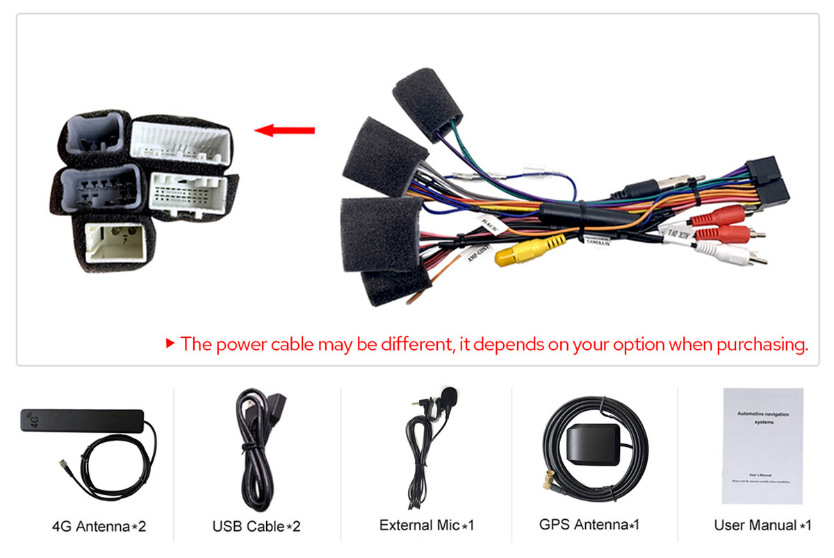 Android 12 9 inch Car Stereo with 4+64GB/ 8+128GB For Toyota Sienna 2004-2010