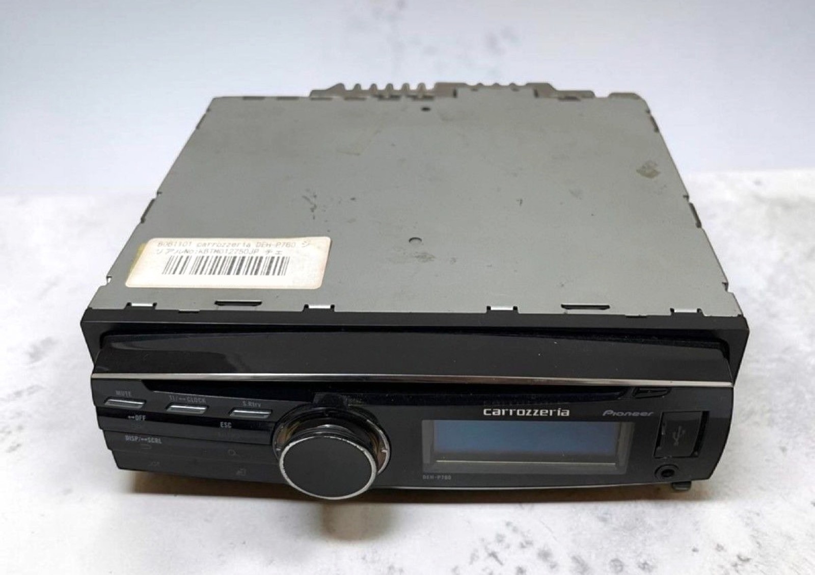 Used Pioneer Carrozzeria DEH-P760 Car Audio 1DIN CD USB AUX Japan