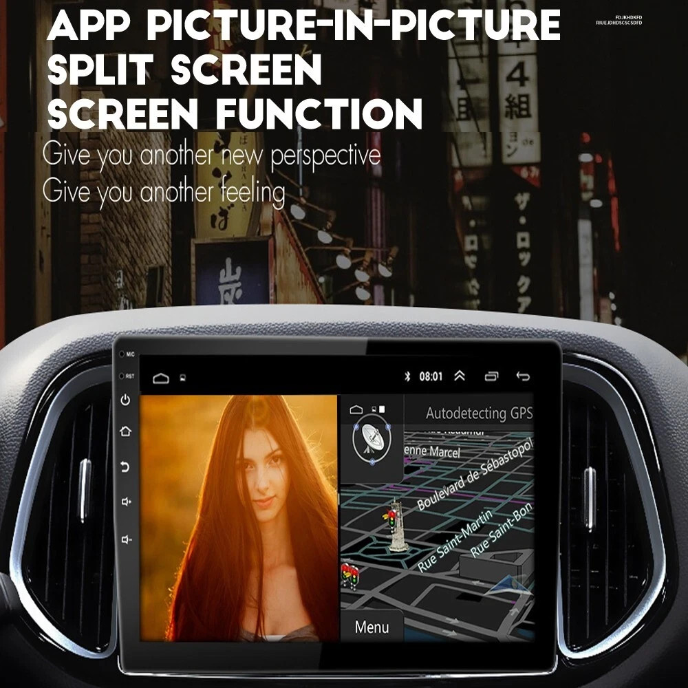 9″ Car Stereo Wireless CarPlay Android Auto GPS WiFi Touch Screen  2GB+64 GB