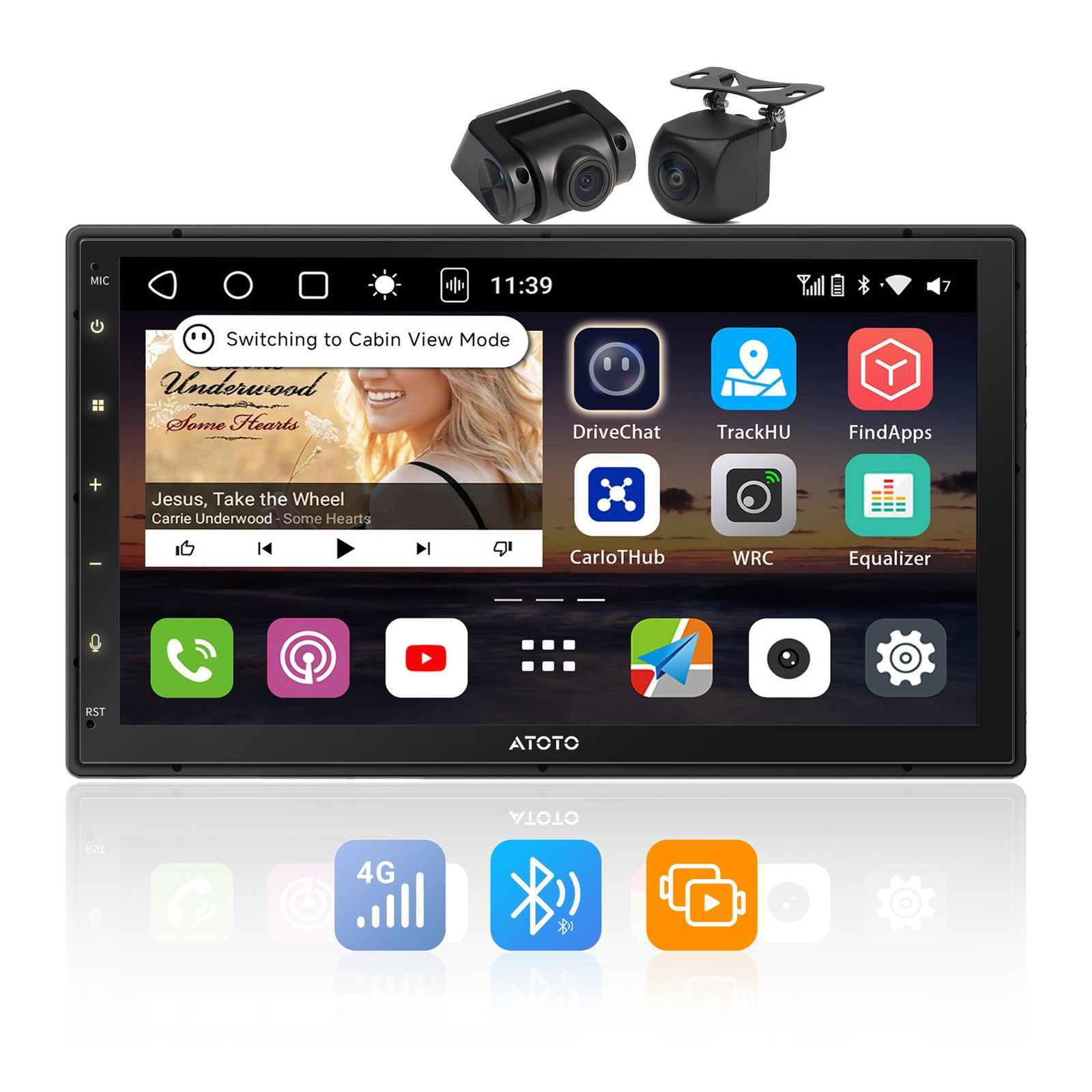 ATOTO S8 Gen3 7″ 2 DIN Android Car Stereo Carplay Dual Bluetooth Gen AI Assist