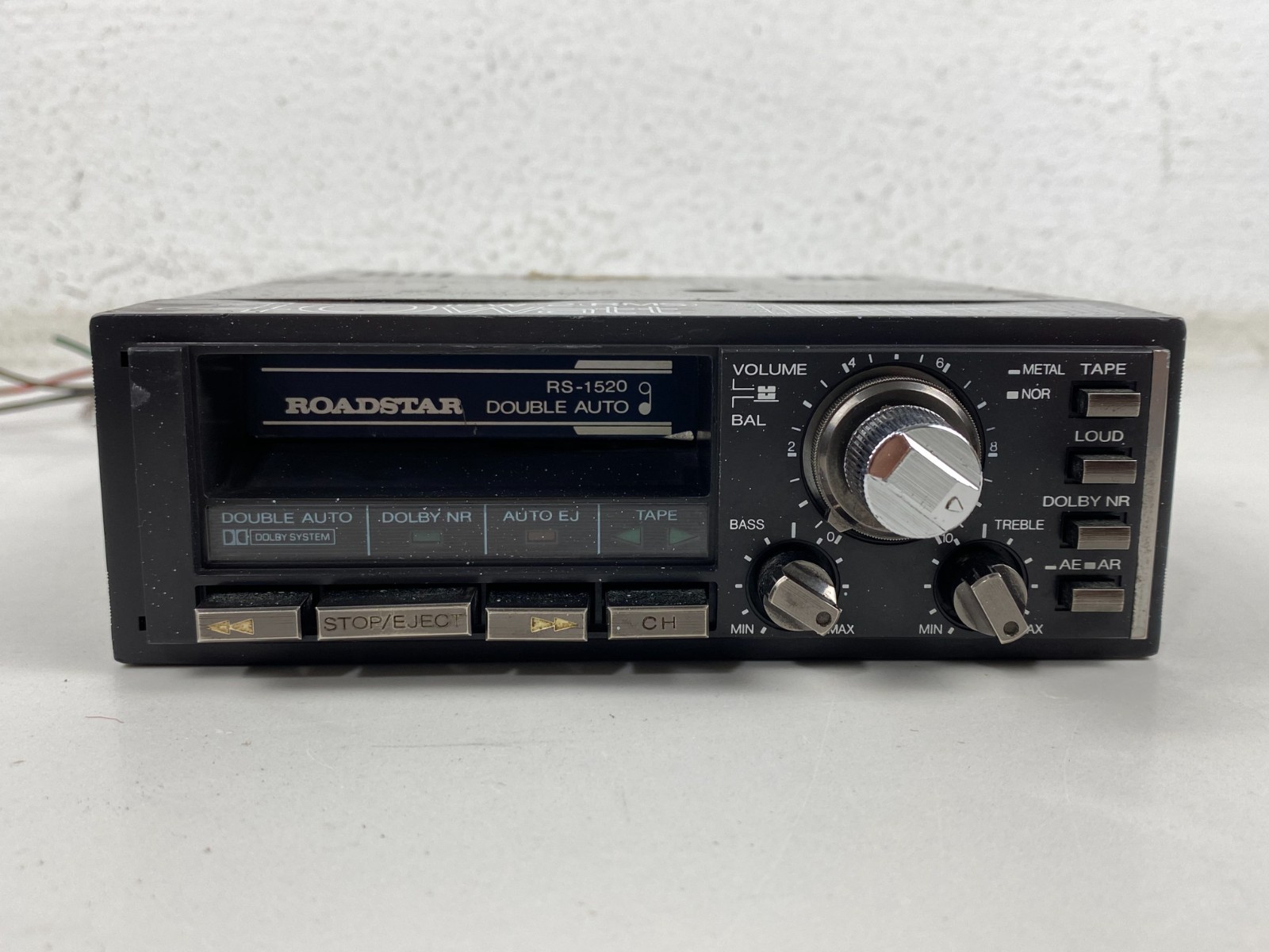 1980s Vintage Gold star RS-1520 Stereo Car Radio Cassette Japan
