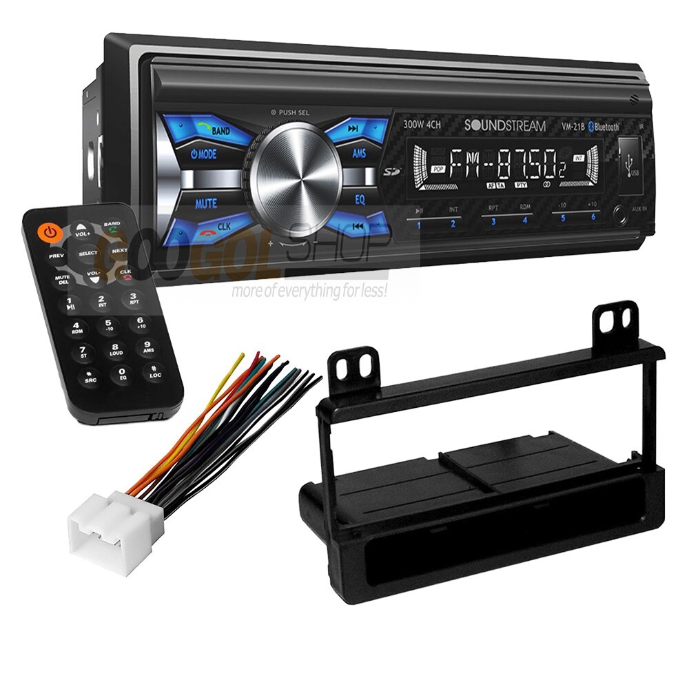 Single DIN Radio USB/MP3/AM/FM CAR Stereo Dash kit for 1999-2003 Ford F-150