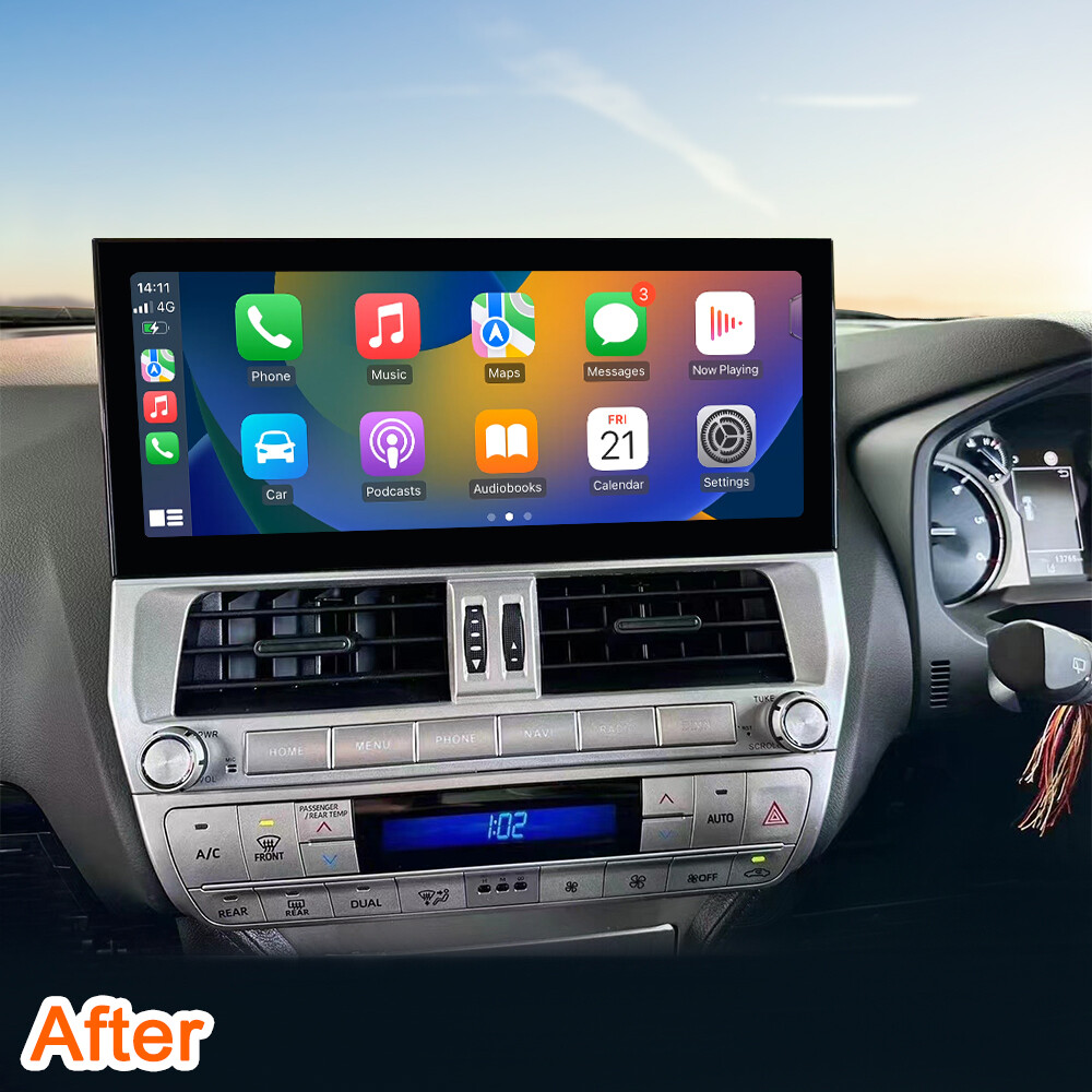12.3Inch For Toyota Prado 2018-2022 Auto GPS Navi Stereo Radio Audio BT 4+32G