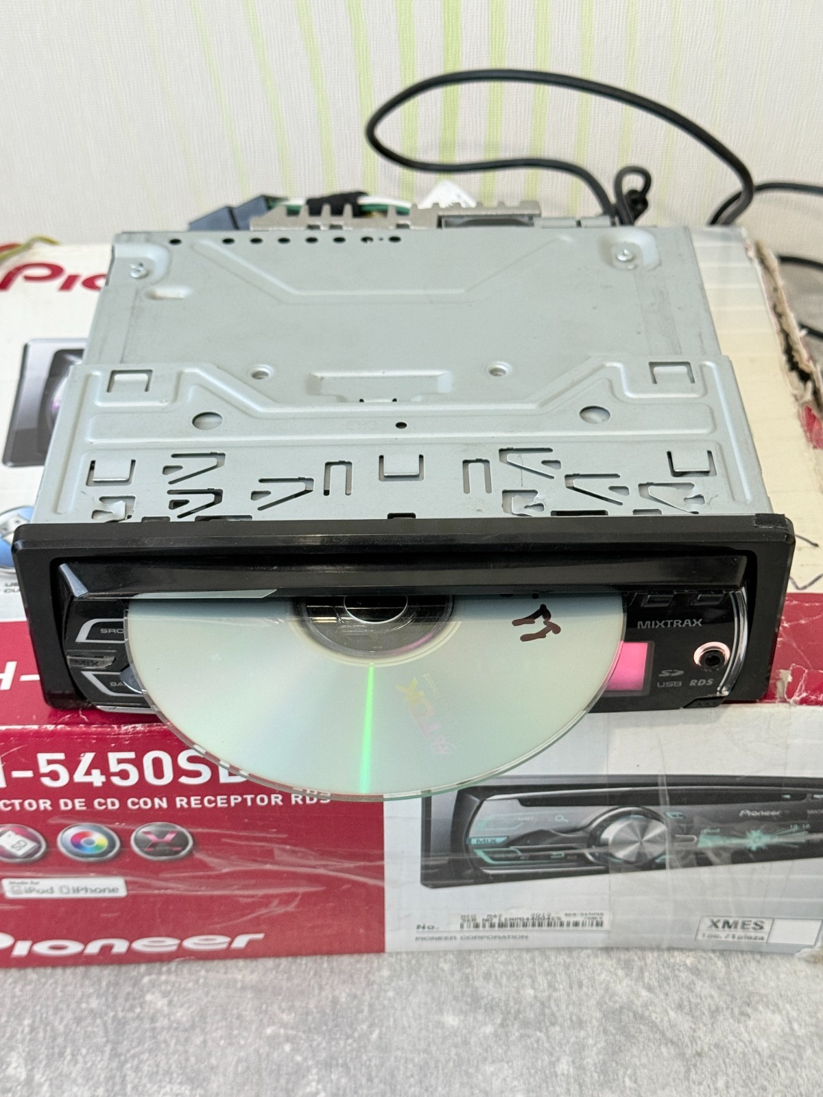 Pioneer DEH-5450SD Car Stereo Cd Player USB Sd AUX MP3 1DIN Radio