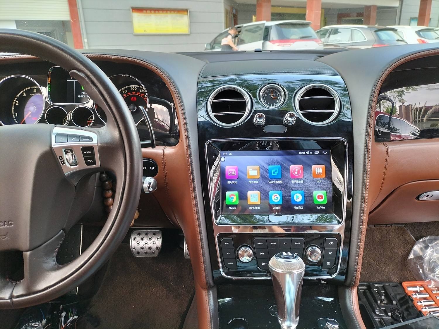 9″ Stereo CarPlay 4+64GB For 05-12 Bentley Flying Spur Continental GT Car Radio