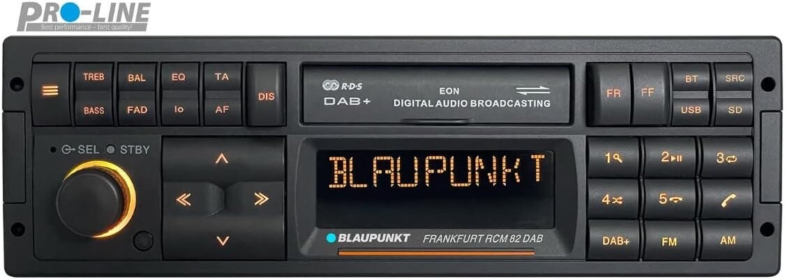 Blaupunkt Frankfurt RCM 82 Vintage Car Radio, AM/FM, Cassette, Classic Car Audi