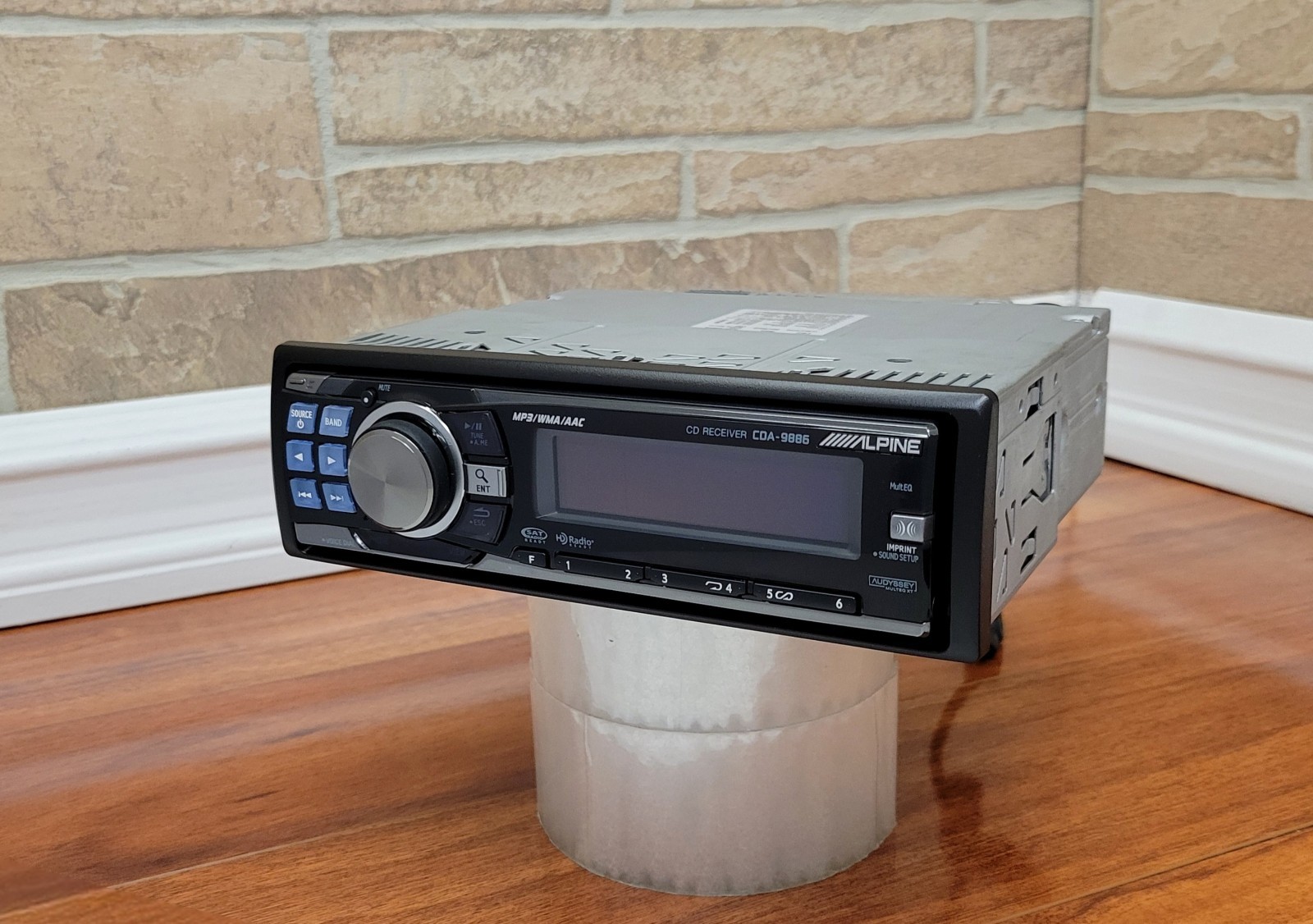 SUPER RARE ALPINE CDA-9886 CD PLAYER with BLUETOOTH adapter, USB and REMOTE