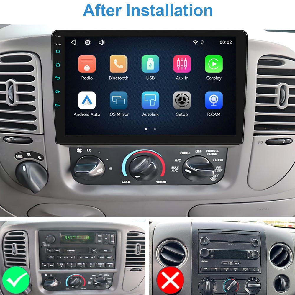 Carplay Car Radio Stereo Navi For Mercury Mountaineer 1998 1999 2000 2001 2002