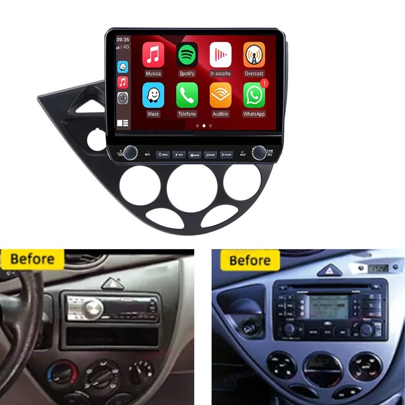 Car Radio Android Carplay For Ford Fiesta 1995-2001 For Focus MK1 1998-2004 GPS
