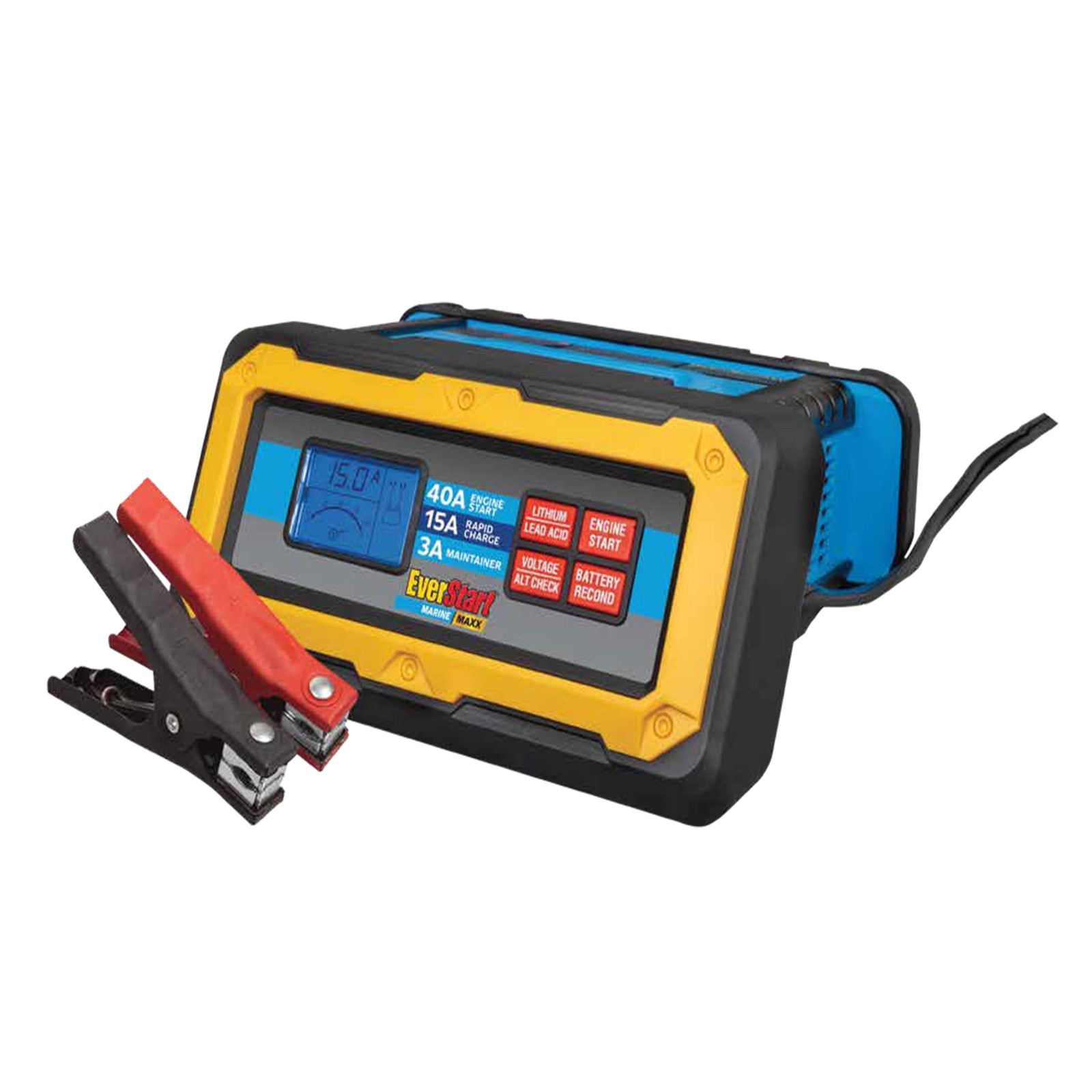 Car Battery Charger 40 Amps Automotive Boat Marine Maintainer Diagnostic Tool