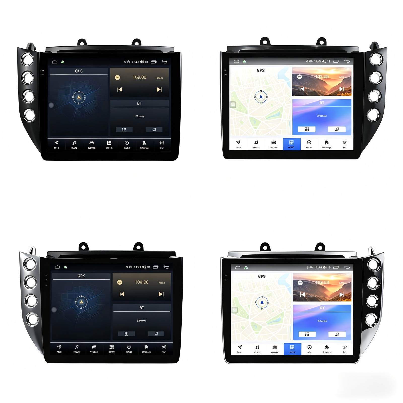 10.4″ For Maserati GT GranTurismo 2007-2020 6+128G CarPlay Car Stereo Radio GPS