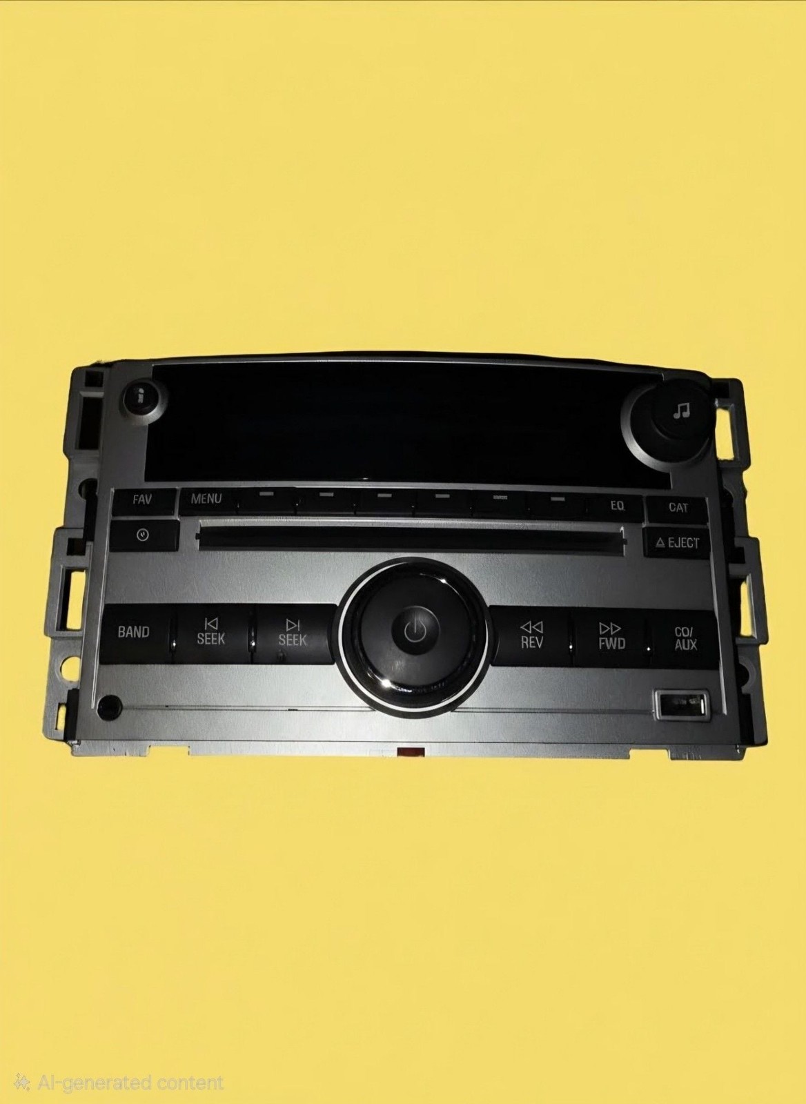 GM Chevrolet Malibu Radio CD Player USB AUX MP3 Part 20940843 Untested