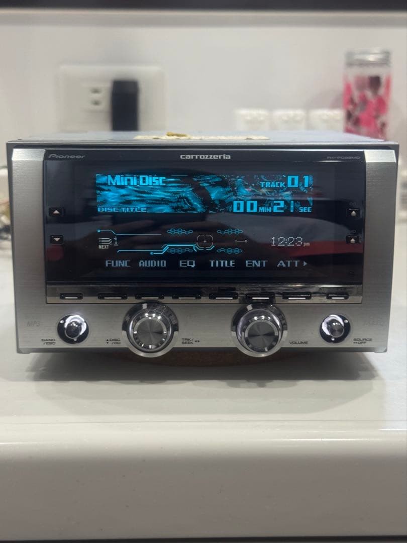 Tested Pioneer Carrozzeria FH-P099MD 2Din Car Audio CD MD Added Bluetooth