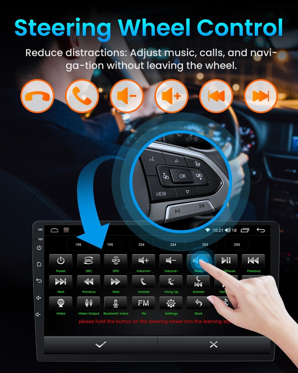 Radio For 2012-2018 Ford Focus Carplay Back Camera GPS Navigation FM RDS