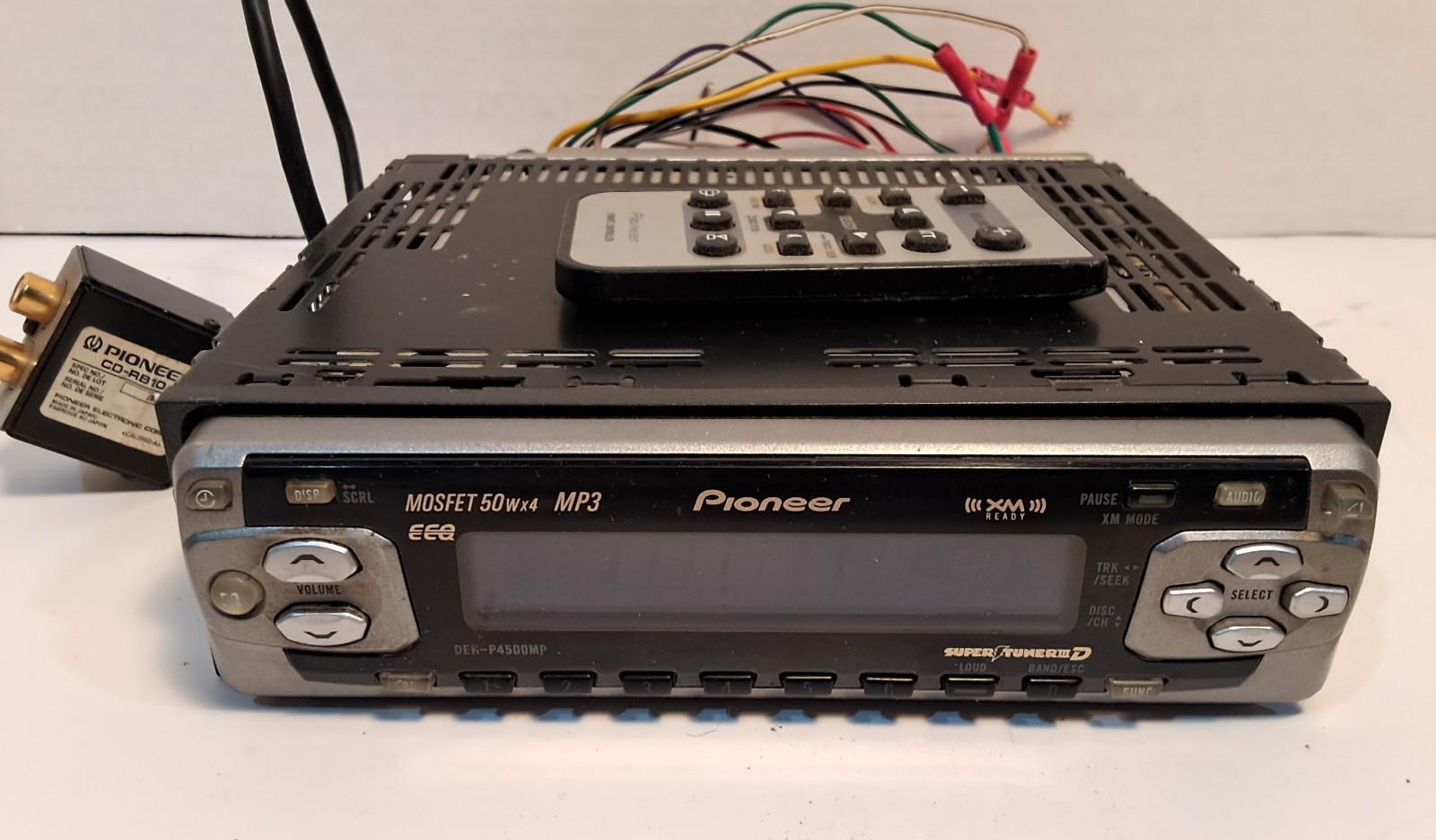 Pioneer DEH-P4500MP Mosfet 50wx4 MP3 Car Stereo Receiver Super Tuner untested