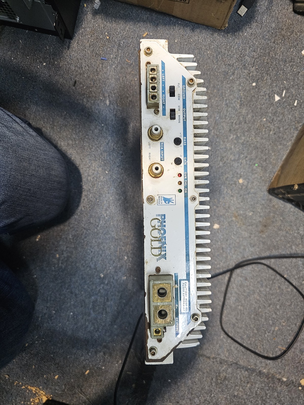 Old School Phoenix Gold Ms-275 Triple-Darlington High Definition Amplifier White