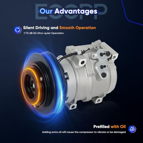 AC Compressor for Toyota Corolla Matrix 1.8L 2003 04 05 06 07 2008 AC 97580