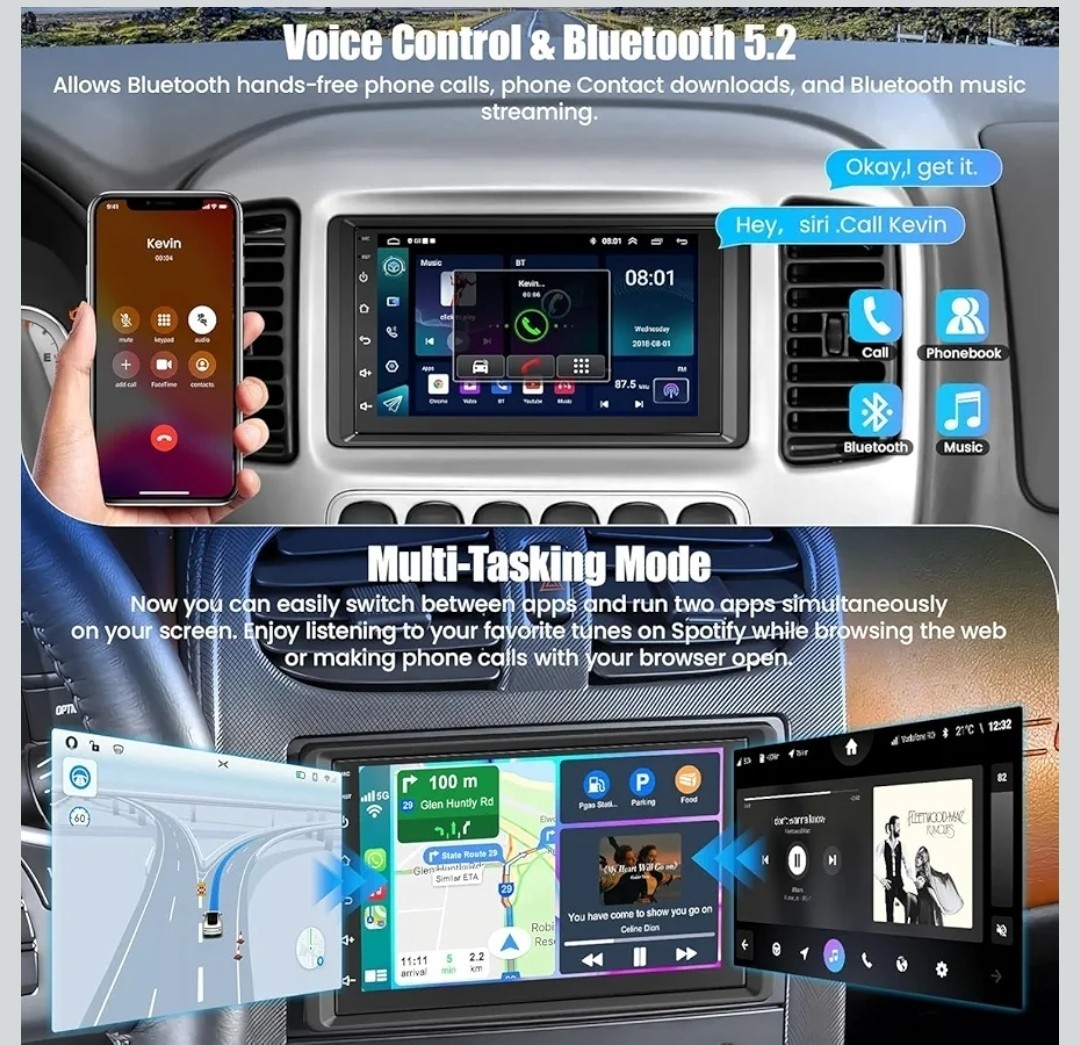 (4+64GB) Android 15 Car Radio for 2003-2006 Chevrolet Chevy Silverado Impala …