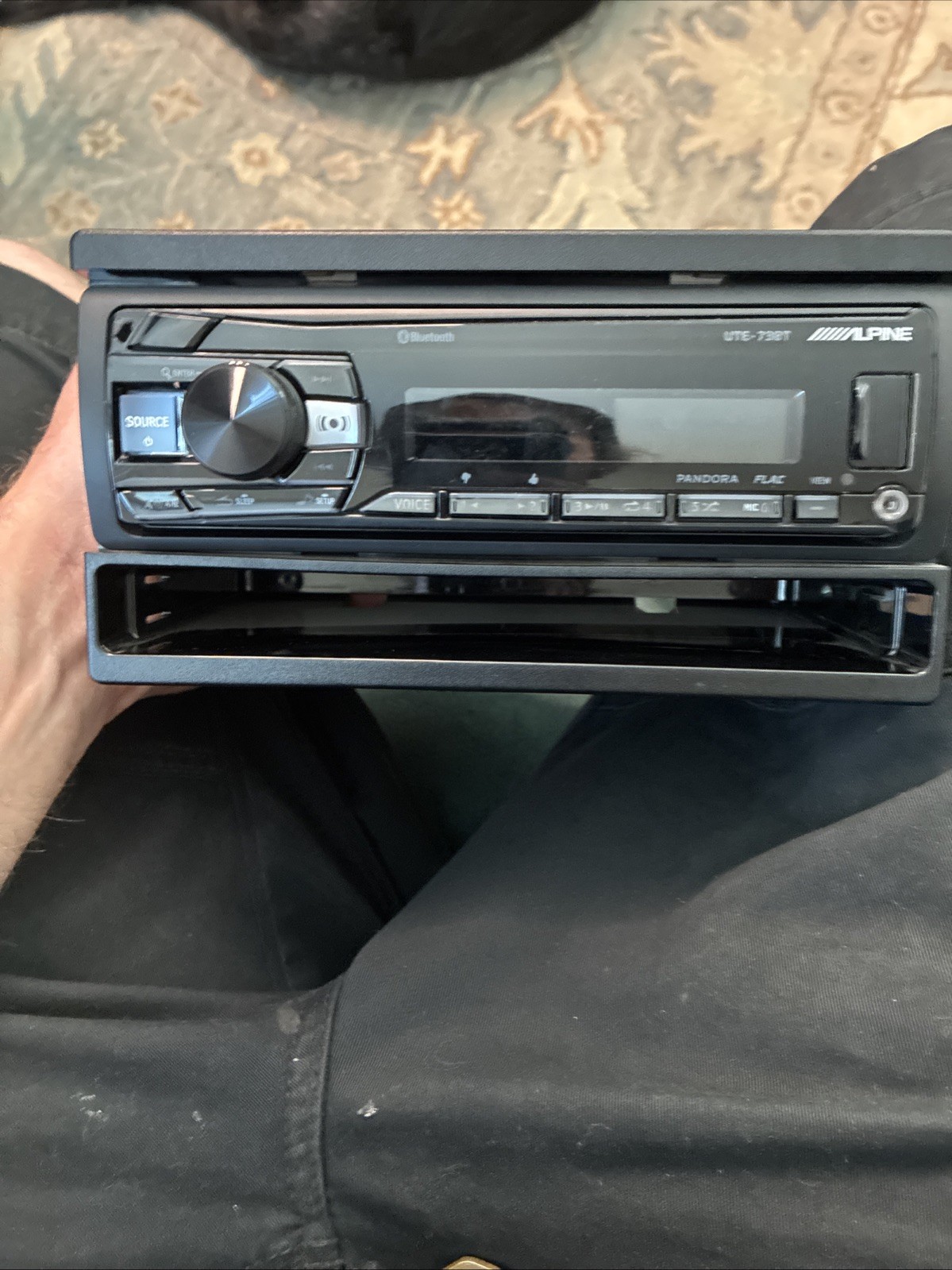 Alpine UTE-73BT Advanced Bluetooth Mech-less Digital Media Receiver