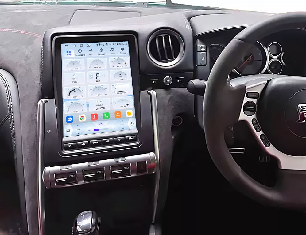 9.7″ For Nissan GT-R 2008-2017 Android Car Radio Stereo GPS Navi Carplay 8+256GB