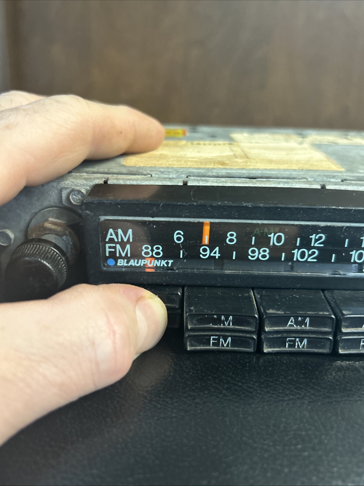 Vintage Blaupunkt Frankfurt Stereo U108 7636421012 AM FM Radio RARE Germany