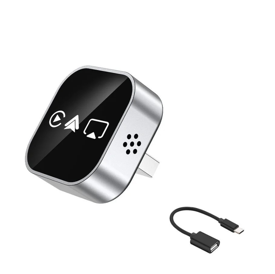 Wired to Wireless CarPlay Adapter for Apple iPhone/Android Auto/AirPlay/Miracast