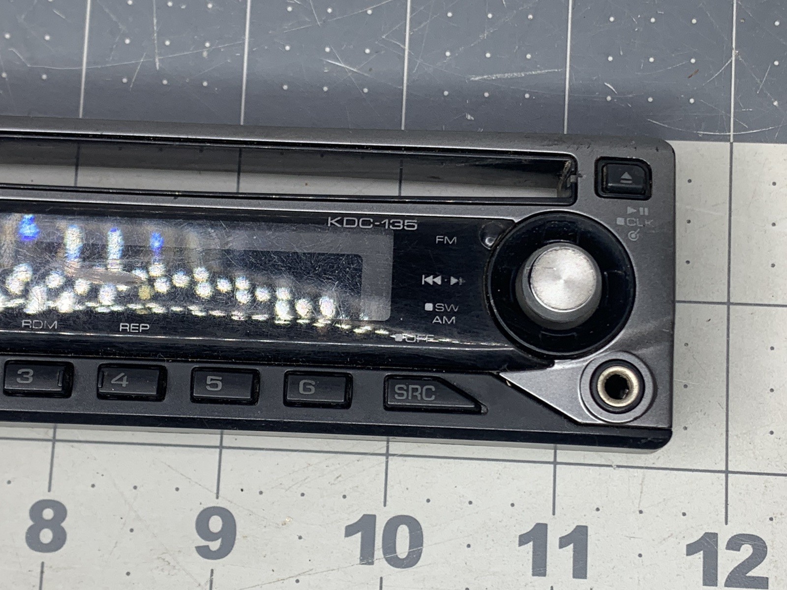 Kenwood Car Stereo KDC-135 Cd Player Vintage 90’s Audio Faceplate Only (h2)