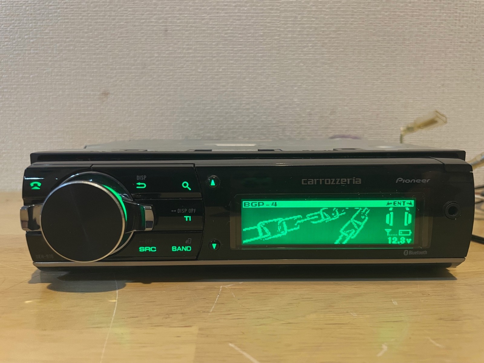 Carrozzeria Pioneer DEH-970 1DIN CD/Bluetooth/USB/AUX Car Audio Tested Working
