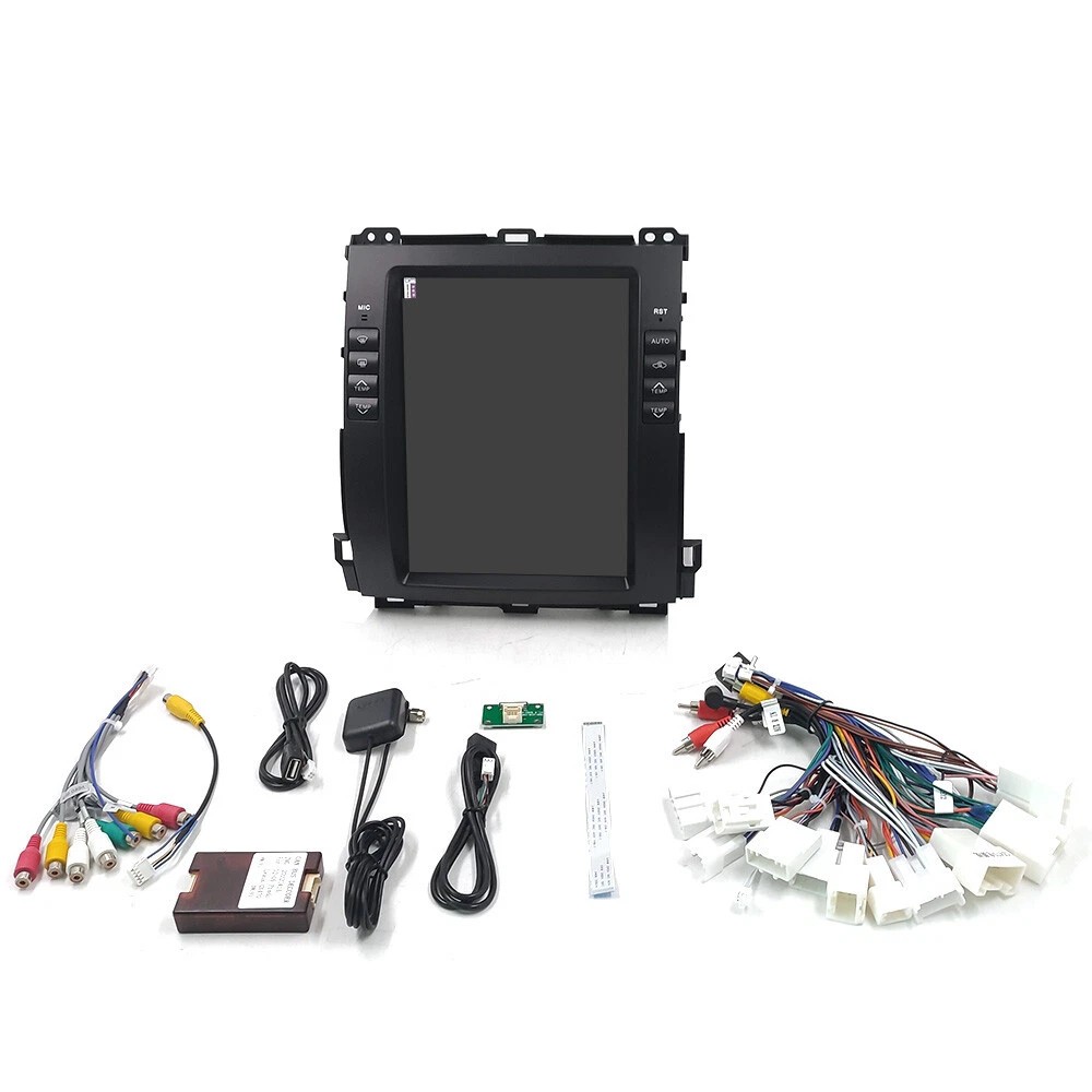 Tesla Android 13 Car Radio For Toyota Land Cruiser Prado 120 2002-2009 Player