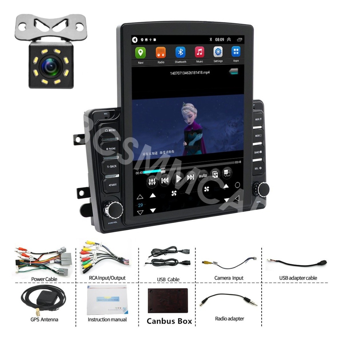For Ford F150 2004-2008 Android 14 Car Stereo Radio For Apple Carplay GPS 4+32GB